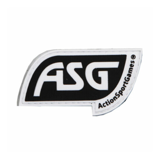 Action Sports Games ASG Logo Hook & Loop Rubberized PVC Airsoft Morale Patch {3}