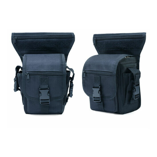 Waterproof Fanny Pack Tactical Military Drop Leg Bag Hip Belt Waist Pack Hiking {13}