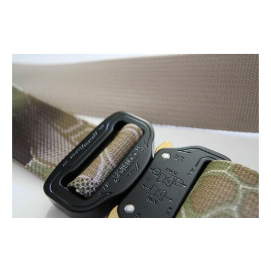 Hunting Military Army Reversible Camo 1.5" Belt with Quick Release COBRA Buckle  {4}