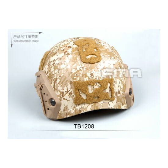 FMA Airsoft DIY Paster Stickers For Tactical Maritime LBH Helmet TB1208 {5}