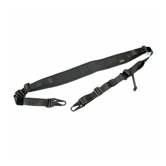 Tactical Adjustable Single Shoulder Strap with 2 Buckles Hook Webbing Sling {8}
