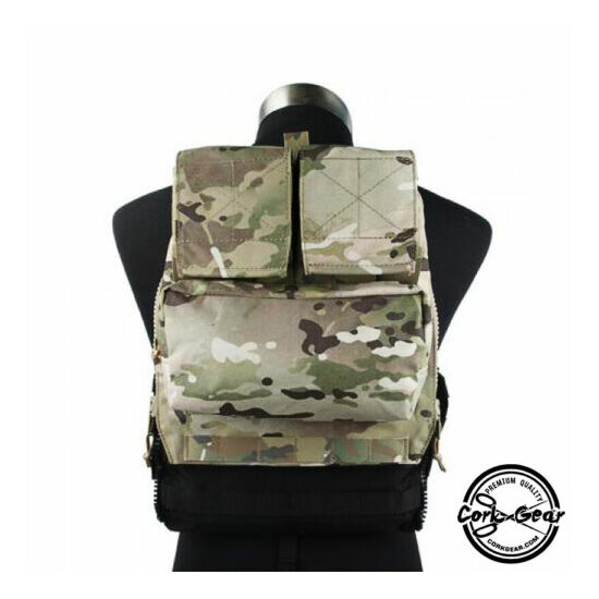 Cork Gear Zip-on Pouch Panel MOLLE Backpack w/ Mag Pouch for CPC JPC2.0 AVS Camo {1}