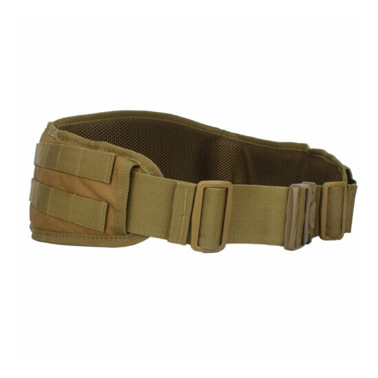 Men Military Belt Tactical Hunting Outdoor Waistband Molle Training Pouch Belt {16}