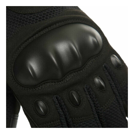 Hunting Tactical Gloves Rubber Knuckle Army Military Police Work Cycling Gear  {8}