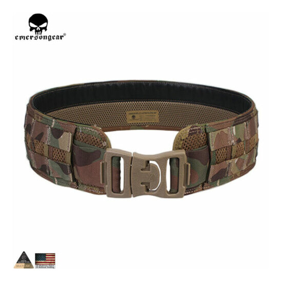 Emerson Tactical Load Bearing MOLLE Belt Airsoft Hunting Military Utility Belts {2}