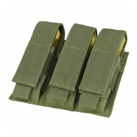 Condor MA52 MOLLE Tactical Triple Pistol Magazine Mag Holster Sheath Pouch {2}