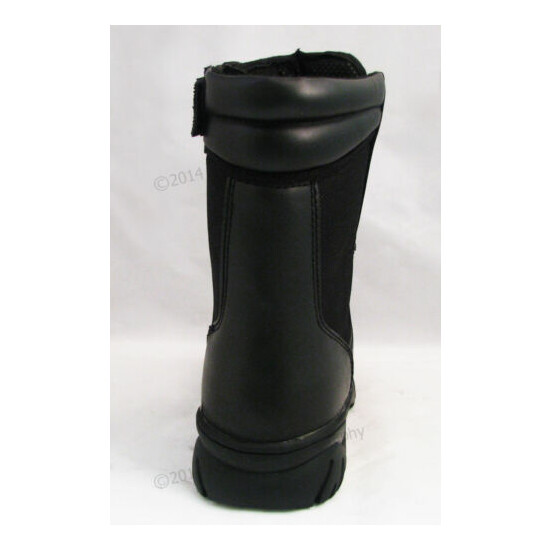 NIB Men's Tactical Boots 8" Black Combat Military Work Shoes Zipper, Sizes:6-15  {5}