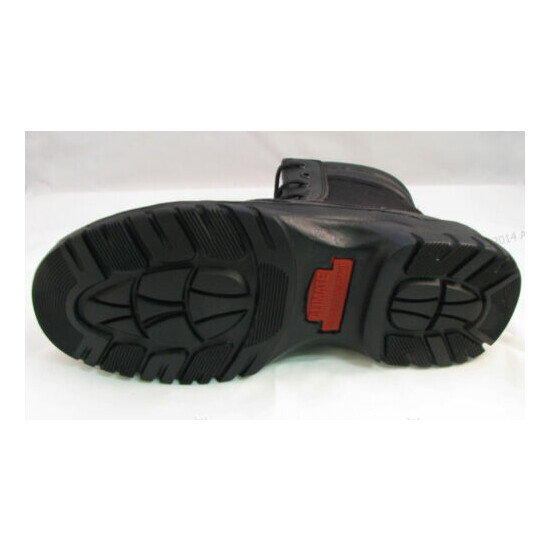 NIB Men's Tactical Boots 8" Black Combat Military Work Shoes Zipper, Sizes:6-15  {6}