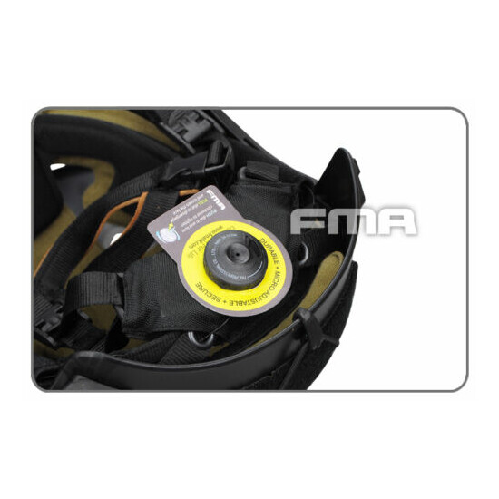 FMA MIC FTP BUMP Helmet EX Simple System Tactical Airsoft Black / Sand {10}