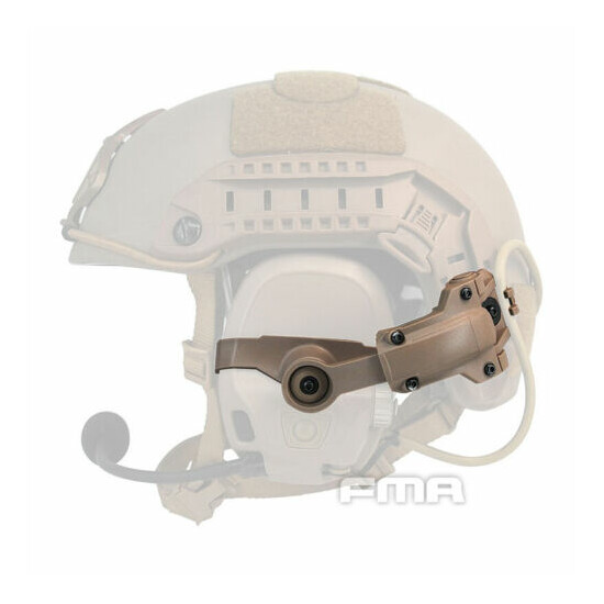FMA Tactical Connecting Bridge For AMP Noise Reduction Headset FAST Helmet Rail {1}