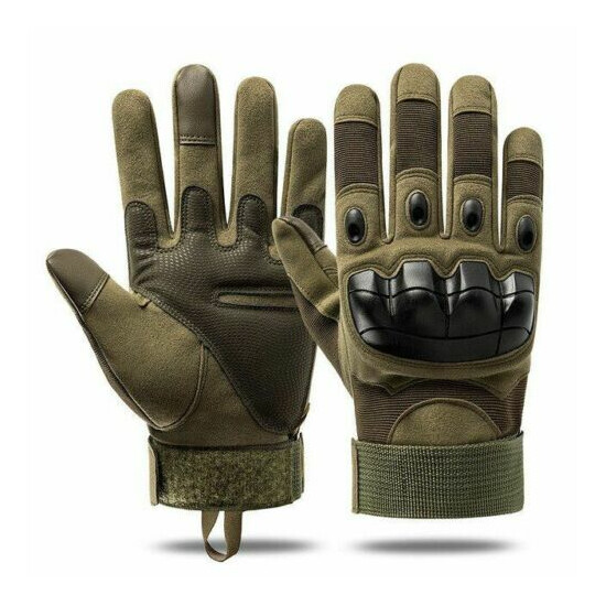 Super Hard Knuckle Tactical Gloves Full Finger Army Combat Gloves Shooting Glove {14}