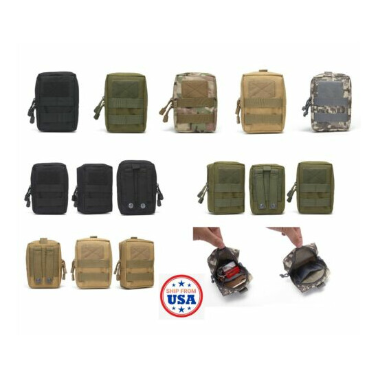 Military Molle Phone Pouch Pocket Tactical Waist Belt Bag Fanny Pack Outdoor {1}