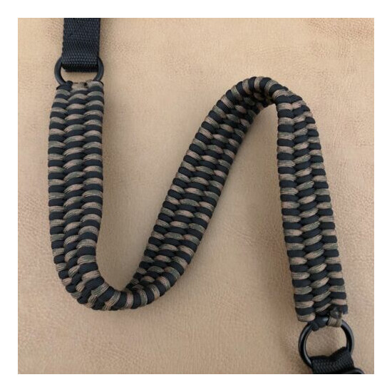 Tactical Single/Two Point HK Clip Handmade Paracord Gun Rifle Sling Quick Adjust {25}