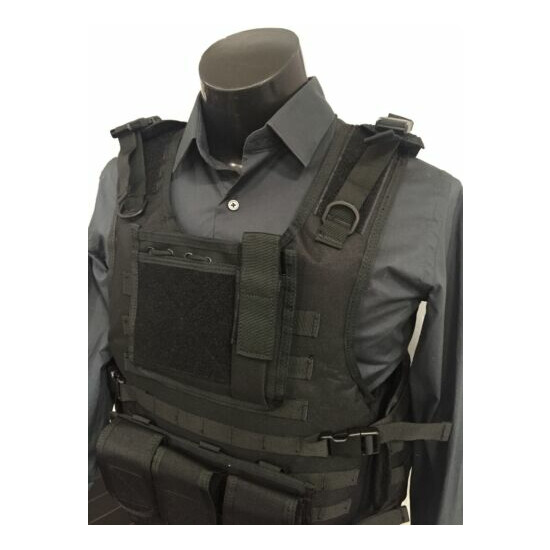 New Tactical Plate Carrier FREE BULLETPROOF 3a Inserts BODY ARMOR With Pouches {10}