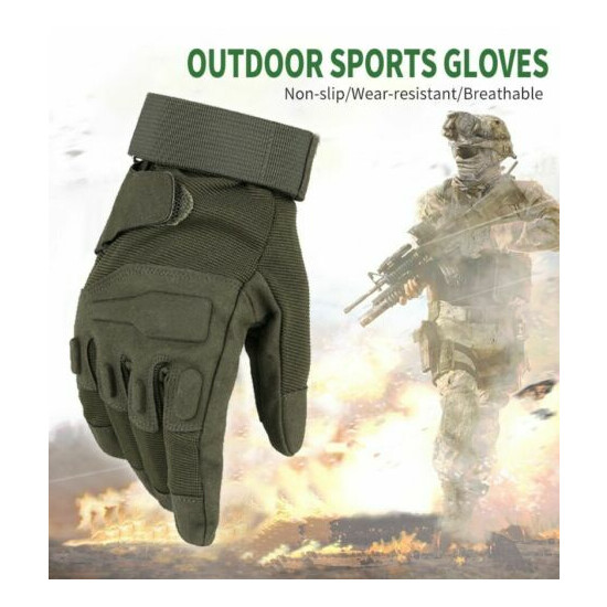 Full Finger Tactical Gloves Winter Sport Gloves Men Outdoor Military Gloves Army {2}