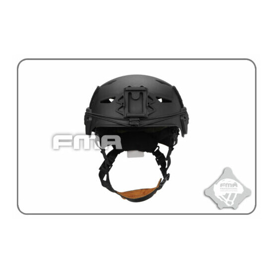 FMA MIC FTP BUMP Helmet EX Simple System Tactical Airsoft Black / Sand {5}