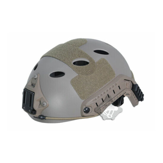 FMA Tactical Airsoft Paintball Fast Helmet PJ Helmet Adjustable Tan M/L/XL {10}