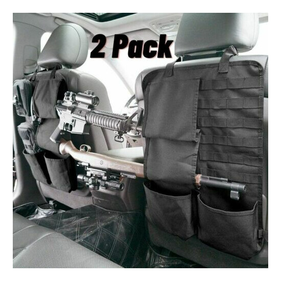 Truck Gun Storage Tactical SUV MPV Pickup Car Seat Back Organizer Rack Holder {1}