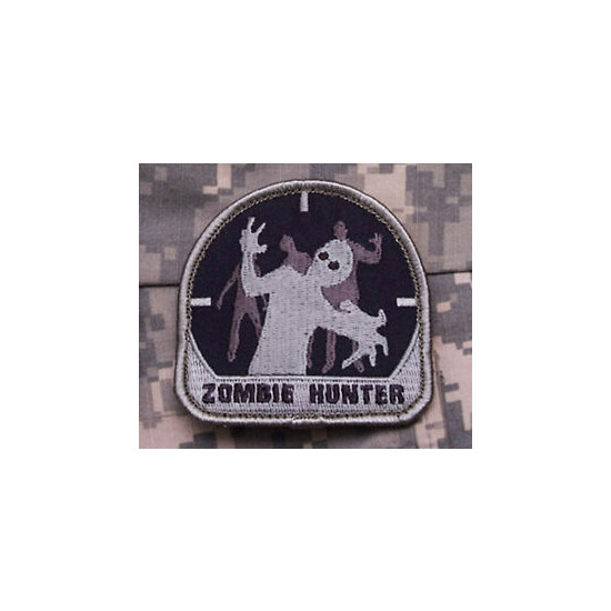 Mil-Spec Monkey Zombie Hunter Morale Patch ACU-B Hook Back {1}