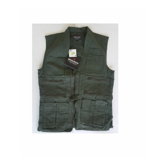 WOOLRICH ELITE Vest Concealment Safari Contractor - # 44903 OD Green - MEDIUM {1}
