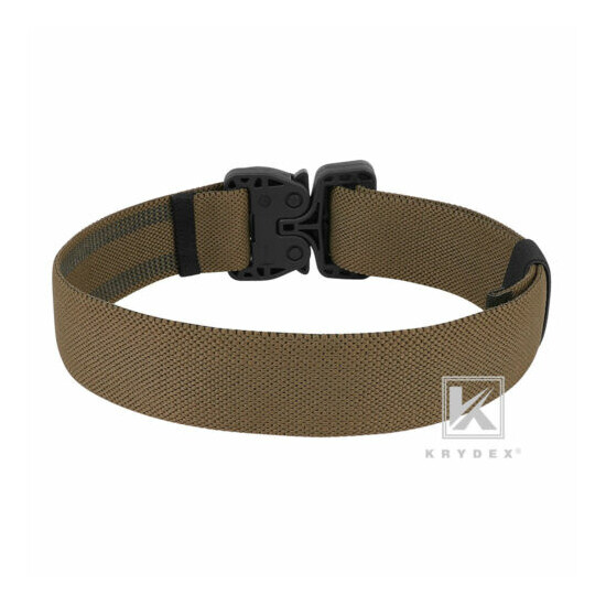 KRYDEX Tactical Thigh Strap Elastic Band for Drop Hanger Holster Coyote Brown {3}