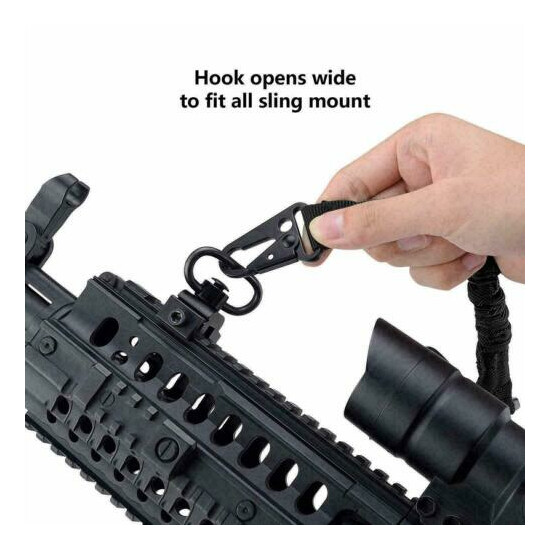 US Single One Point Two Point Tactical Rifle Gun Sling Quick Release Buckle  {3}