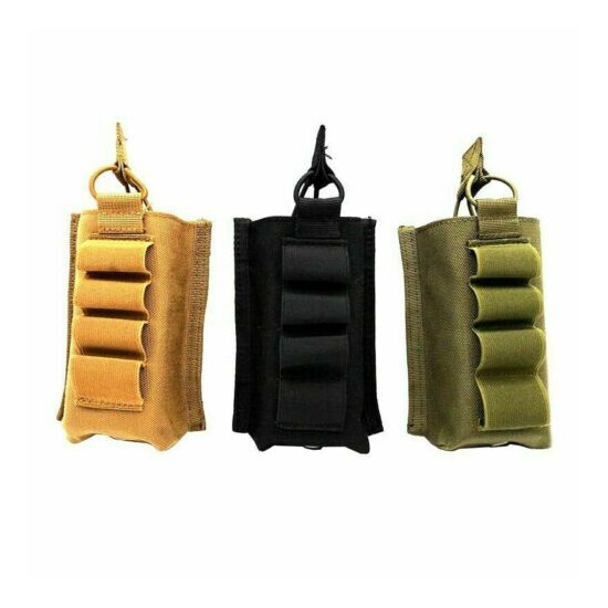 Tactical MOLLE Shotgun Bullet Bag Ammo Cartridge Magazine Holder Vest Pouch {1}
