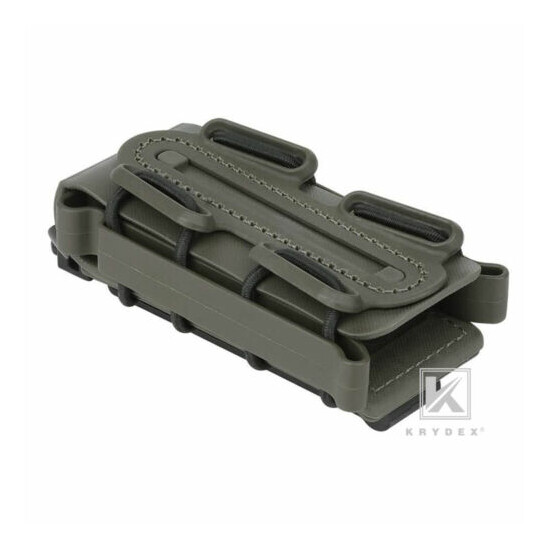 KRYDEX Soft Shell 9mm .45 Pistol Mag Pouch Magazine Pouch Carrier w/ Molle Clip {8}
