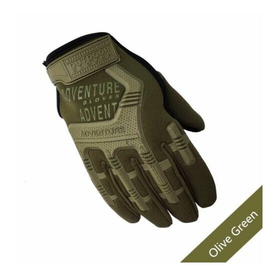 Military Troops Tactical Gloves Lightweight Microfiber Nylon Viscose Full Finger {13}