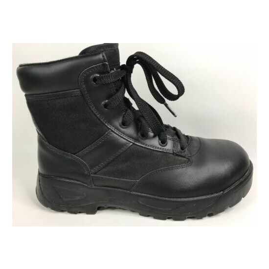 RESPONSE GEAR TACTICAL FOOTWEAR BLACK LEATHER BOOTS STYLE #1003 MEN'S SZ 9.5 {4}
