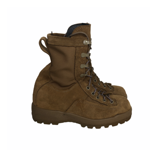 McRae Hot Weather Army Combat Boots Desert Tan Men's Size 3.5XW EUC {3}