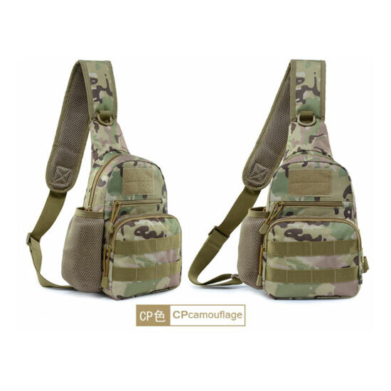 Tactical Army Shoulder Bag Men Sling Crossbody Bags Camping Hiking Chest Pack US {21}