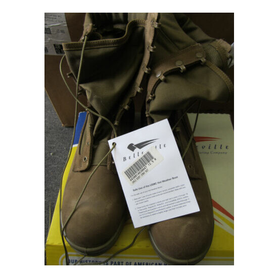  New Belleville Hot Weather Boots USMC Jungle Desert Combat Size 12.5 R {2}