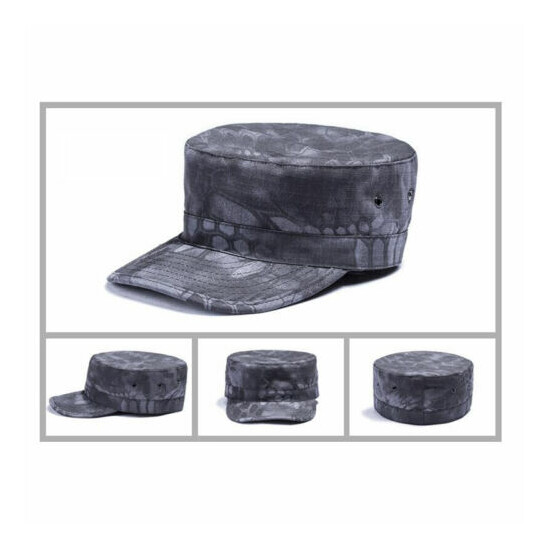 Tactical Military Mens Camouflage Patrol Cap Military Hat Combat Hunting Hats L {6}