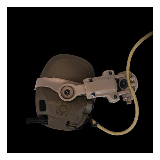 FMA Tactical Connecting Bridge For AMP Noise Reduction Headset FAST Helmet Rail {3}