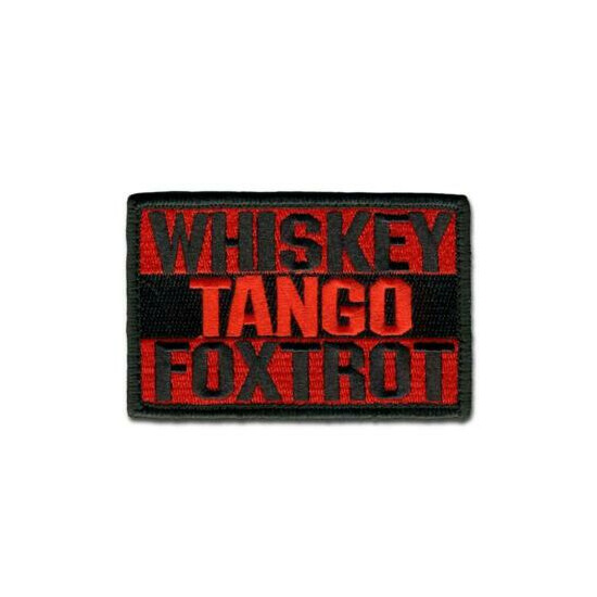 Tactical Combat Backpack Morale Embroidered Patch Badge Hook and Loop - Whiskey {12}