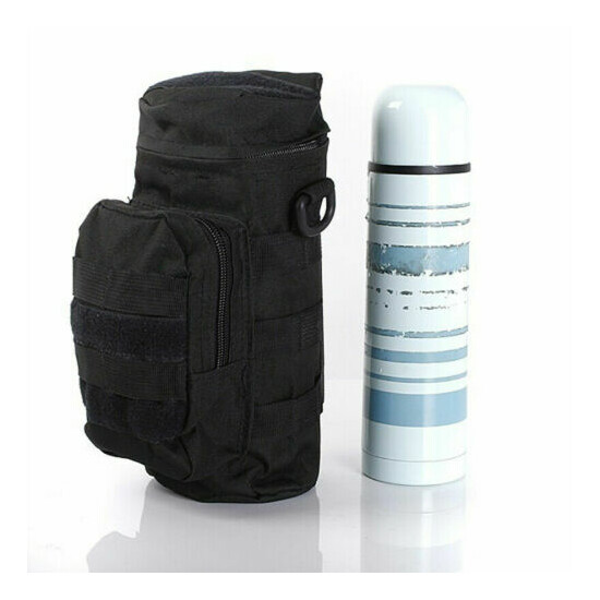 Outdoor Men's Travel Belt Waist Bag Water Bottle Pouch Molle Hydration Carrier {7}