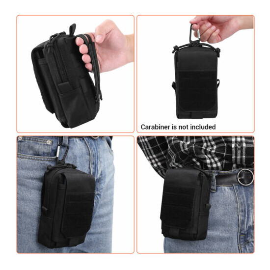 Tactical Molle Pouch Military Waist Belt Bag Men EDC Tool Case Vest Pack Holder {6}