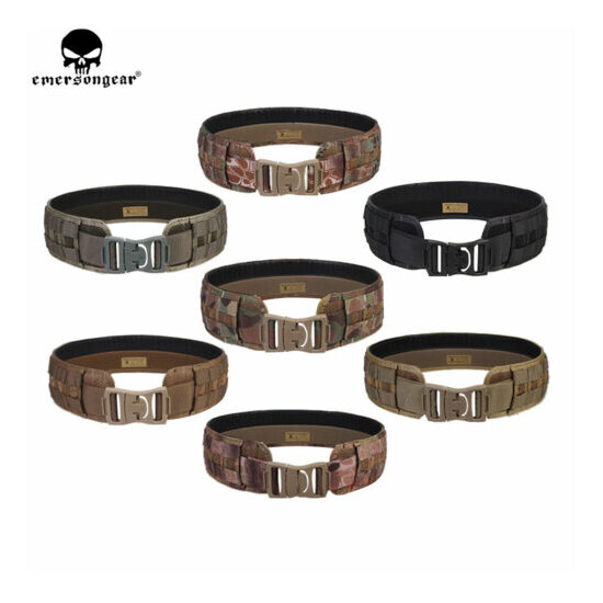 Emerson Tactical Load Bearing MOLLE Belt Airsoft Hunting Military Utility Belts {1}