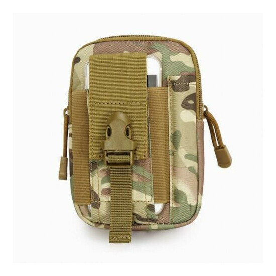 Tactical Molle Pouch Hunting Waist Pack Bag EDC Bags Military Camping Climbing  {14}