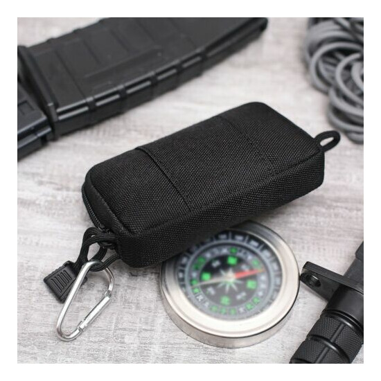 Portable Waterproof Coin Purse Wallet Travel Set Coin Card Slot Tactical key Bag {9}
