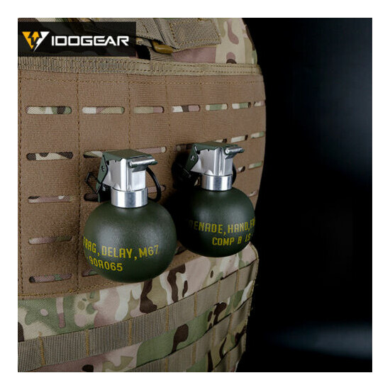 IDOGEAR Tactical M67 Grenade Body Model Dummy Frag Gren Quick Release Paintball {7}