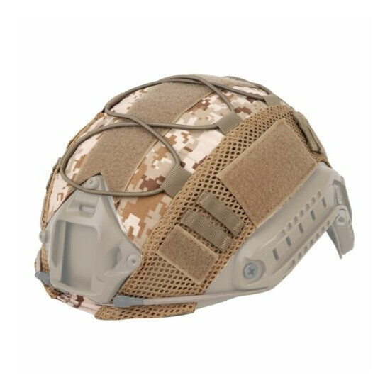 Tactical Military Helmet Camo Cover for FAST Airsoft Paintball Hunting Shooting {13}