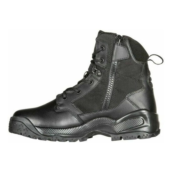 5.11 Tactical Men's A.T.A.C. 2.0 6" Side Zip Military Black Boot, Style 12394 {8}