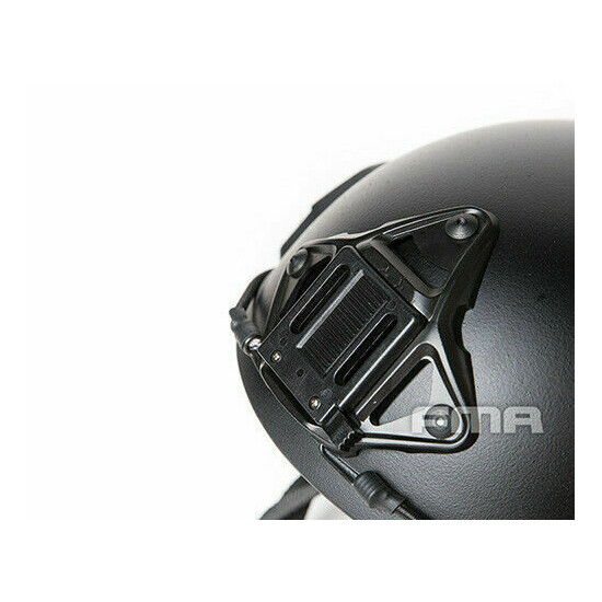  FMA Tactical Maritime Helmet + Plastic L4G24 NVG Mount + Dummy GPNVG 18 BK/DE {6}