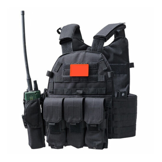 Tactical Vest Military Plate Carrier Molle Assault Combat Airsoft Hunting Vest {14}