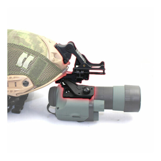  Tactical Airsoft FAST Helmet Mount + J Arm For yukon Spartan 4X50 Night Vision {2}