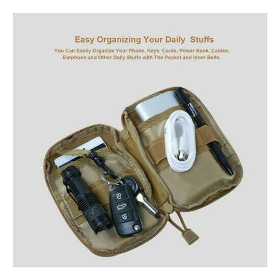 MOLLE Handy Pocket Tactical Utility Pouch Gadget Gear Organizer Waist Bag US {3}