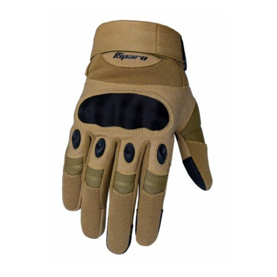 Riparo Tactical Touchscreen Gloves Military Shooting Hunting Hard Knuckle - Sand {3}
