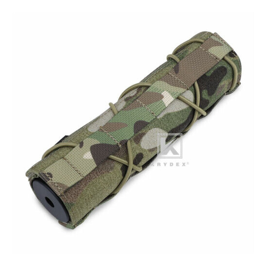 KRYDEX 7inch 18cm Silencer Cover Muffler Head Protector Suppressor Cover Airsoft {12}